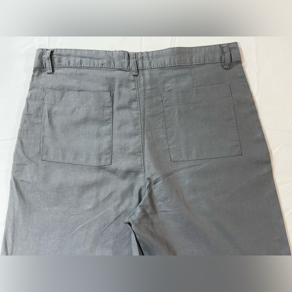 ONIA Men's Gray Linen blend Flat Front Shorts size 31 - Picture 3 of 12